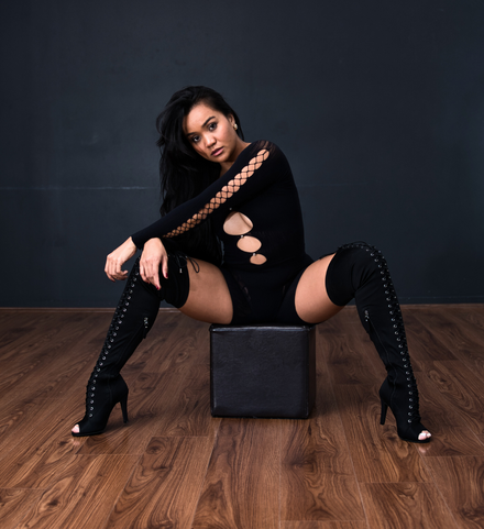 Dancing in thigh high boots online